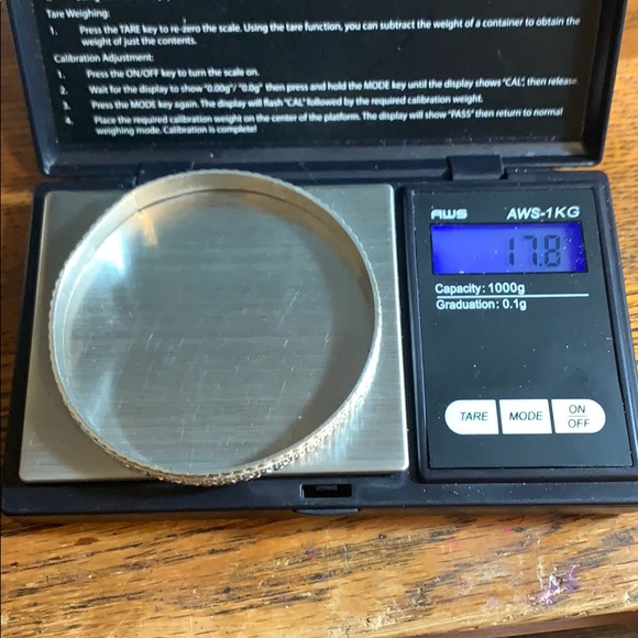 Vintage Sterling Silver Safran Bangle Bracelet - Picture 13 of 15